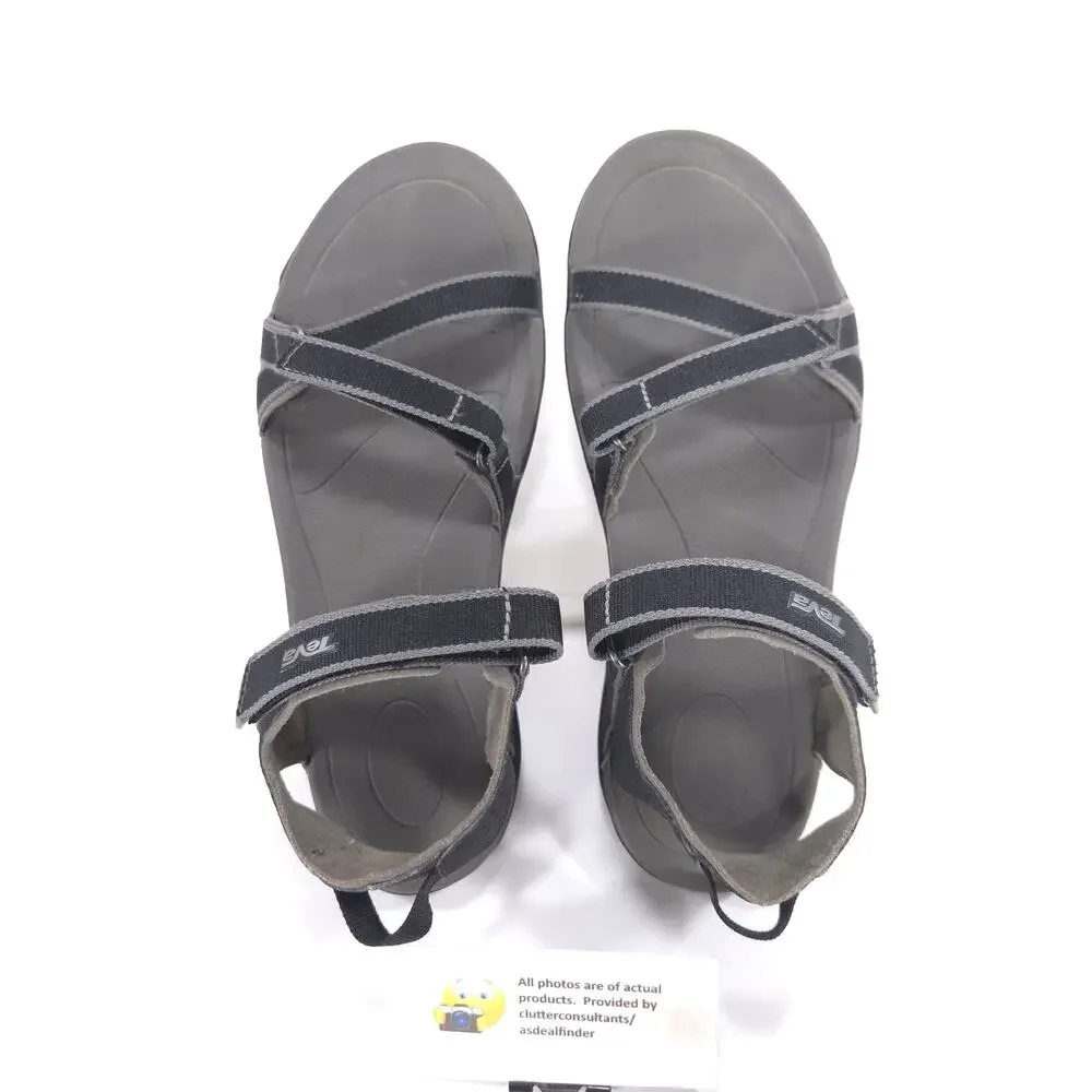 Teva Verrq Adjustable Outdoor Sport Sandal Womens Size 7 1006263 Black Gray